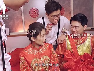 ModelMedia Asia-lewd Wedding Scene-Liang Yun Fei-MD-0232-Best Original Asia Porn Videotape