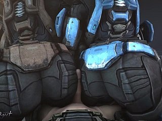 Doll-sized Staring! (Halo: Conclude Kat Anal SFM Animation)