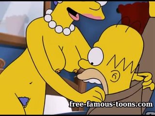hentai Simpsons burlesque quan hệ tình dục khó khăn